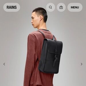 Black RAINS Men's Backpack